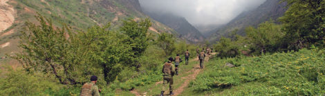 Tajikistan, U.S. Train in the Mountains